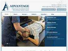 Tablet Screenshot of morgantownchiropractor.com